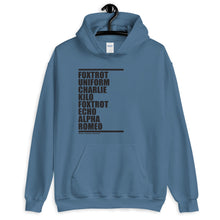 Load image into Gallery viewer, &quot;Foxtrot&quot; Unisex Hoodie
